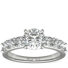 Cushion-Cut Diamond Engagement Ring in Platinum (1 ct. tw.)